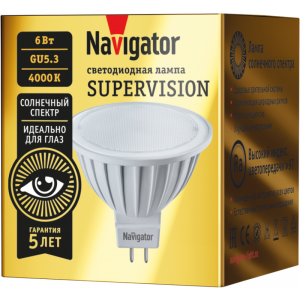 Лампа 80 552 NLL-MR16-6-230-4K-GU5.3-FR-SV 80552