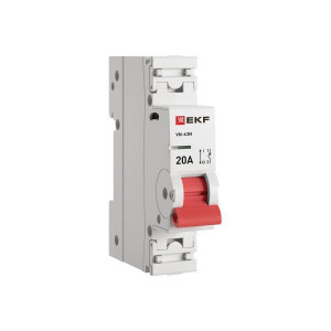 Выключатель нагрузки 1п 20А ВН-63N PROxima S63120