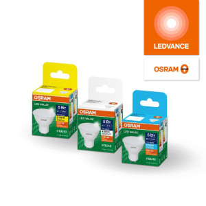 Лампа светодиодная LED Value LVPAR1675 10SW/830 10Вт GU10 230В 10х1RU OSRAM 4058075581722