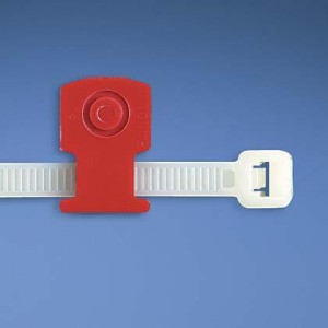 KIMS-H366-C2, Cable Ties Cable Tie Mount Red Knock-In Low Prof