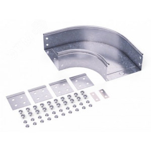 Угол для лотка горизонтальный 90град. 200х100 CPO 90 в компл. с крепежн. элемент. 36043K