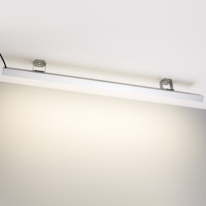 Светильник -SP-LINE-4932-L1000-24W Day4000 (SL, 120 deg, 24V) IP65 041575, Светильник ЛИНИЯ из профиля SL-LINE-4932-2000 ANOD, цвет Day4000K (Лента арт.024553(2) в 2 ряд(а)) ЗАЛИТА ГЕРМЕТИКОМ, световой поток - 1900 Лм. Напряжение питания 24 В. Длины сторон 1000 мм, сечение - 32x49 мм. Способ установки - накладной (ПОВОРОТНЫЕ КРО