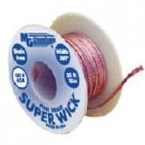 444, Solder Removal SUPRWIK .100 inWIDTH BLUE 25FT LENGTH