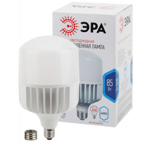 Лампа светодиодная ЭРА STD LED POWER T140-85W-4000-E27/E40 Е27 / Е40 85Вт колокол нейтральный белый свет(кр.1шт) [Б0032087]