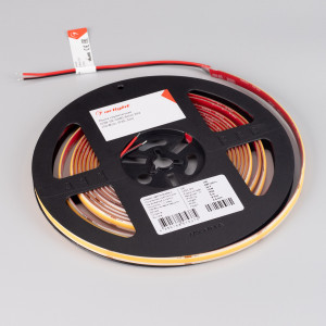 Лента герметичная COB-SE-X480-8mm 24V Day4000 (10 W/m, IP65, 5m) 045855, Лента COB сплошной засветки без видимых светодиодов, герметичная IP65 (SE - силиконовое покрытие). Светодиоды CSP 480 шт/м (2400шт на 5м). Цвет свечения ДНЕВНОЙ 4000K, высокий индекс цветопередачи CRI>90, угол 150°. Мощность 10 Вт/м (50 Вт на 5м), питание