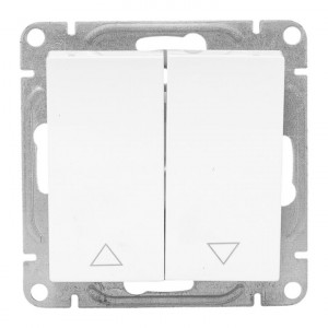 Механизм выключателя жалюзи, белый Эпика EKF UP1-SWW-25