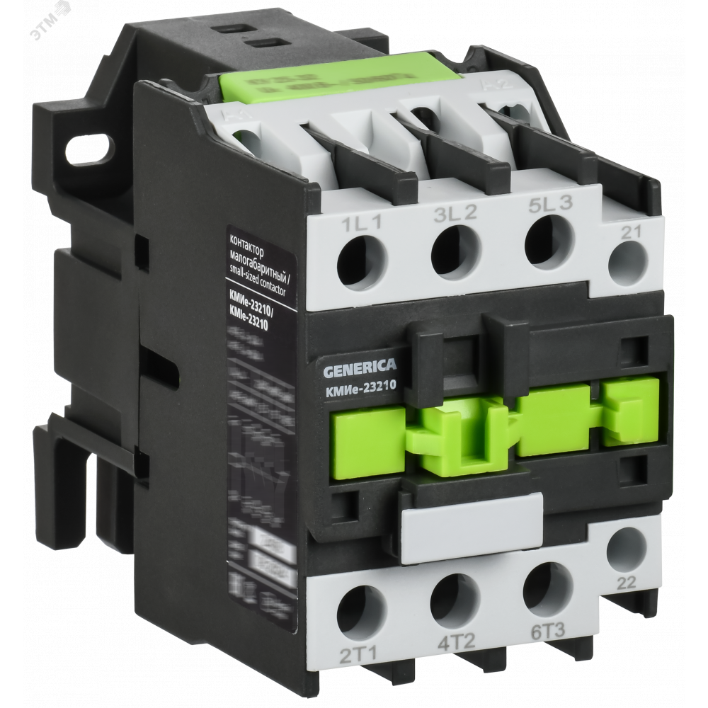 Изображение товара Контактор КМИе-23210 32А 230В/АС3 1НО для управления электродвигателями и нагрузками