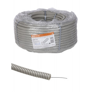 Труба гофрированная ПВХ d 16 с зондом (100 м) тяжелая SQ0401-0101