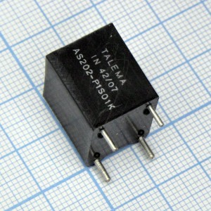 AS-202, Датчик тока 15A, 1:200, 20-200kHz, 1 силовая обм./1 измерительная обм.