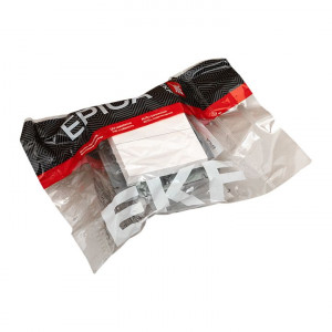 Механизм выключателя, двухклавишный, кнопочный, белый Эпика EKF UP1-SWW-23