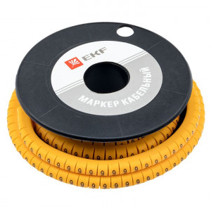 Маркер кабельный 6,0 мм2 