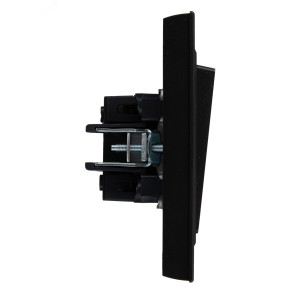 Выключатель 2-кл. СП BRITE ВСР10-2-0-БрЧ 10А в сборе черн. BR-V20-0-10-K02-F