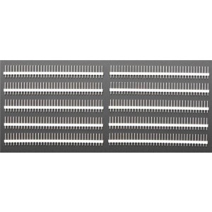 4149, Принадлежности Adafruit  Break-away 0.1 36-pin strip male header - White - 10 pack