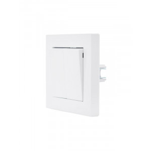 Выключатель 2-кл. СП Vesna механизм бел. 742-0288-101