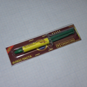 Флюс-паста, шприц 2.0мл., Основные достоинства Флюс пасты: 

- чистая и быстрая пайка 

- некорродийна и не требует удаления остатков 

- удобная и красивая упаковка