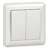 Изображение товара Выключатель 2-кл. СП W59 10А IP20 10AX в сборе бел. SE VS510-252-18