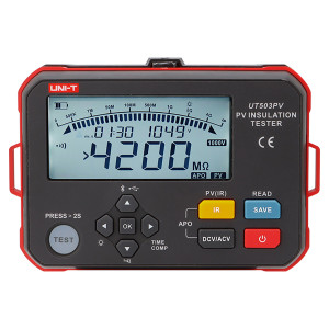 UT503PV, Измеритель сопротивления изоляции для фотоэлектрических систем