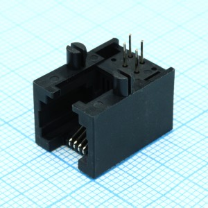 DS1133-03-S40BX, TJ6P4C розетка в плату