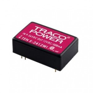 TEN 5-4821WI, Преобразователи постоянного тока в постоянный с изоляцией Product Type: DC/DC;Package Style: DIP-24;Output Power (W): 6;Input Voltage: 18-75 VDC;Output 1 (Vdc): 5;Output 2 (Vdc): -5;Output 3 (Vdc): N/A