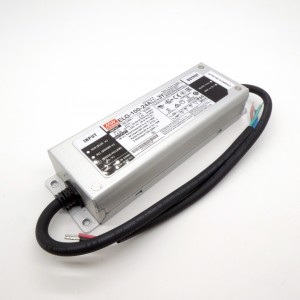 ELG-100-24A-3Y, AC-DC, 96Вт, IP65, вход 100…305В AC, 47…63Гц/142…431В DC, ККМ, выход 12…24В/2…4А, изоляция 3750В AC, в кожухе 199х63х35,5мм, -40…+70°С, рег. выхода, с проводом заземления