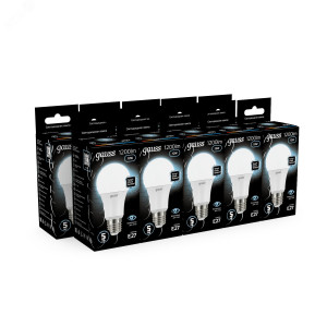 Лампа светодиодная Black 12Вт A60 грушевидная 4100К нейтр. бел. E27 1200лм 102502212