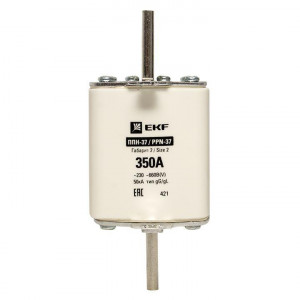 Плавкая вставка ППН-37 400/350А габарит 2 EKF