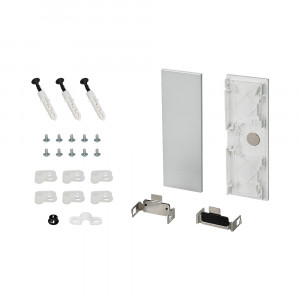 Заглушка S2-WALL-X2-H128 Silver 021232, Заглушки для профиля S2-WALL-X2-H128. В комплекте 2шт. Цена за 1 комплект.