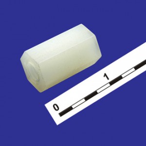 HTP-310, Стойка нейлоновая для печатной платы, шестигранная, М3, 10мм, отверстие-отверстие
