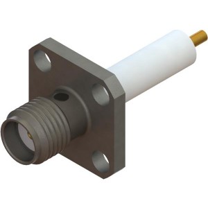 SF2950-6061, РЧ соединители / Коаксиальные соединители SMA F FlangMountConn 4 Hole Candlestick