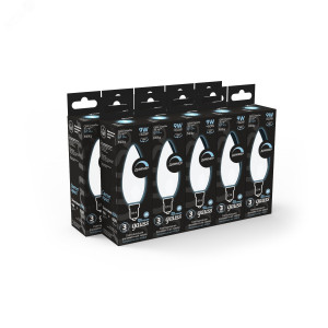 Лампа Filament Свеча 9W 610lm 4100К Е14 milky диммируемая LED 1/10/50 103201209-D