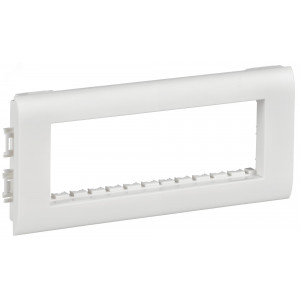 METRA Рамка и суппорт на 6 модуля для кабель-каналов с шириной крышки 75мм белый 638073