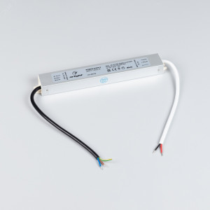 Блок питания ARPV-12040-D (12V, 3.3A, 40W) 026176, Источник напряжения с гальванической развязкой для светодиодных изделий. Входное напряжение 170-265 VAC. Выходные параметры: 12 В, 3,3 А, 40 Вт. Встроенный PFC >0,5. Герметичный алюминиевый корпус IP 67. Рабочая температура -30…+50C?. Габаритные размеры д