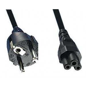 364012-01, Кабели питания переменного тока 250V/2.5A EU 6' Cord CEE7/VII Plug Black