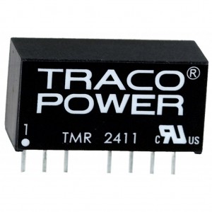 TMR 2411, Преобразователь DC-DC на печатную плату вход 24В выход 5В 0.4A 2Вт 7-Pin SIP