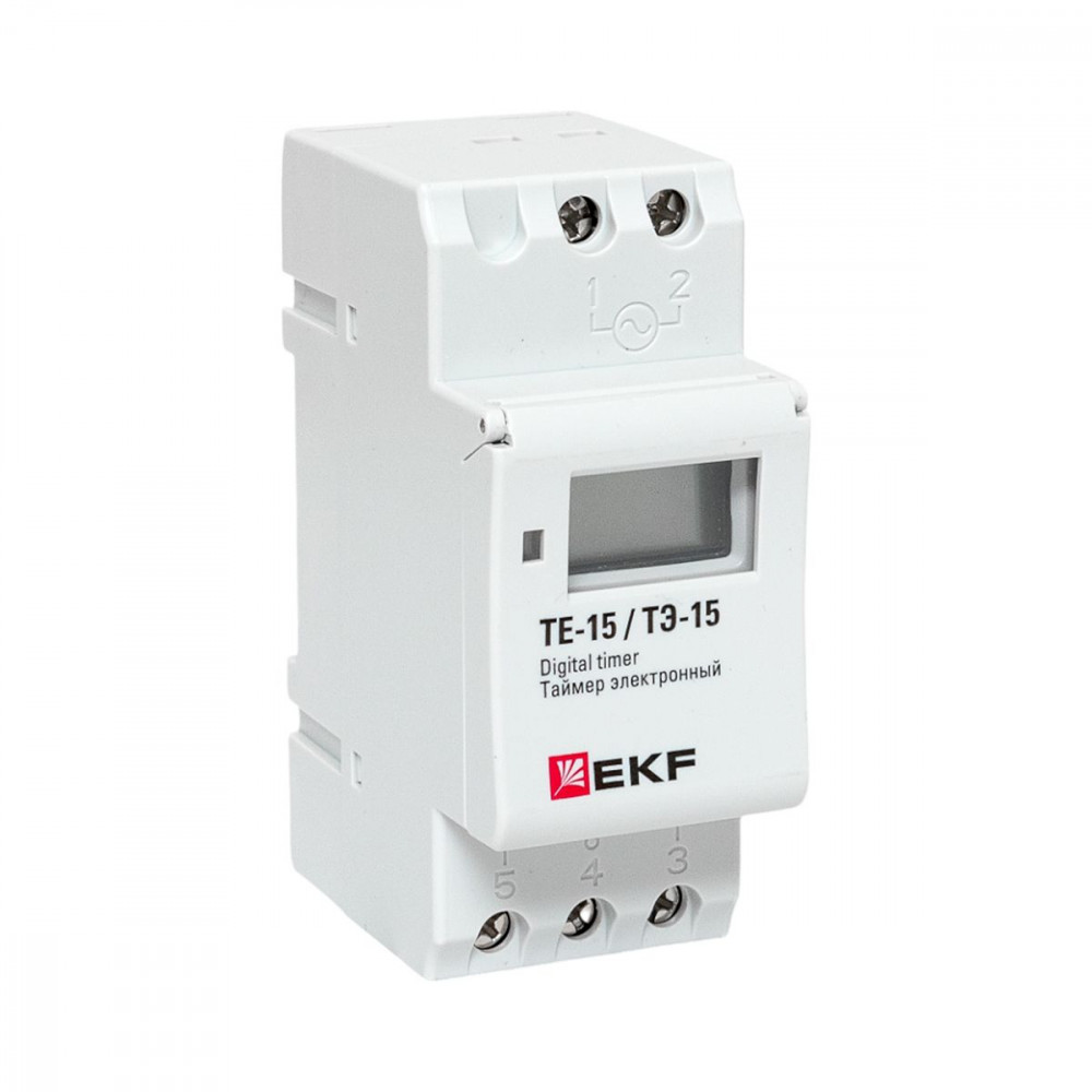 Изображение товара Электрический таймер MDT-15 EKF для промышленного и бытового применения