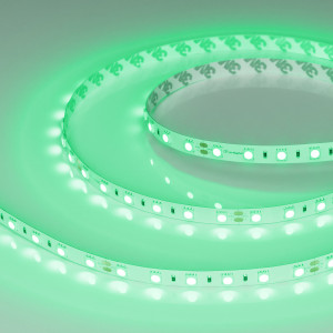 Лента RT-B60-10mm 24V Green (14.4 W/m, IP20, 5060, 5m) 008818(2), Светодиодная гибкая лента RT-B60, открытая IP20. Светодиоды 5060, 60 шт/м ( 300 шт на 5 м), белая плата 10 мм, скотч 3M. Цвет ЗЕЛЁНЫЙ 525 nm , угол 120°. Питание 24V, мощность 14.4 Вт/м ( 72 Вт на 5 м). Размеры 5000 x 10 x 2.2 мм. Мин.отрезок 100 мм, 6 св