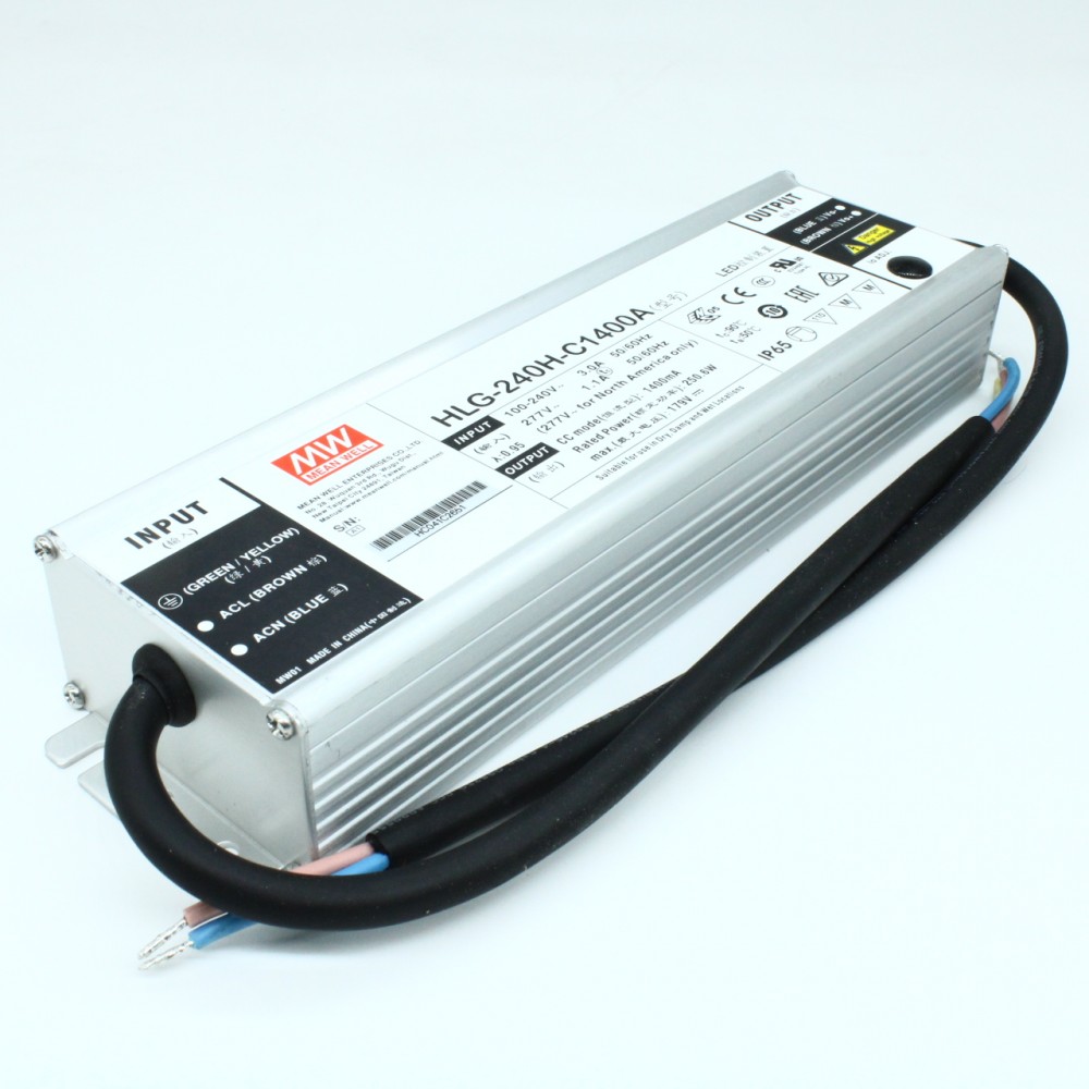 Изображение товара HLG-240H-C1400A AC/DC драйвер электропитания светодиодов 240 Вт