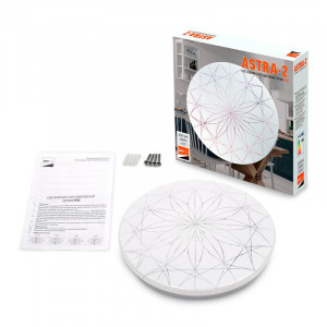 Светильник светодиодный декоративный PPB Astra-2 18Вт 4000К IP20 d260х55 настенно-потолочный бытовой 5027008