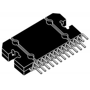 E-TDA7384A, УHЧ 4x26Вт (14.4В/4 Ом), мАx 4x35W, 26дБ