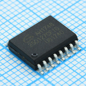 GD25Q127CFIGR, Флэш-память архитектура NOR 128Мб (16M x 8) шина SPI счетверенный порт 104МГц [SOP-16]