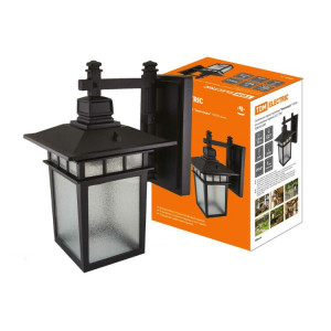 Светильник садово-парковый "Тамплиеры" 100 Вт, вниз, шагрень/черный, Е27, SQ0330-0300