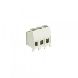 Клемма 8191 R/3 Z OB, Клемма, горизонтальный подвод кабеля, на плату, шаг: 5.0 мм, 3 полюса, фиксация провода винтовая, исполнение: без маркировки, 300V, 16A, цвет: серый