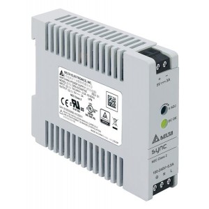 DRS-5V30W1NZ, Блок питания для DIN-рейки DIN Rail Power Supply, Single Phase, 5Vout, 30W, NEC Class II, No DC OK Relay Contact