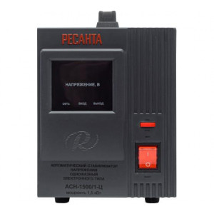 Стабилизатор напряжения АСН-1500/1-Ц 1ф 1.5кВт IP20 релейный 63/6/3