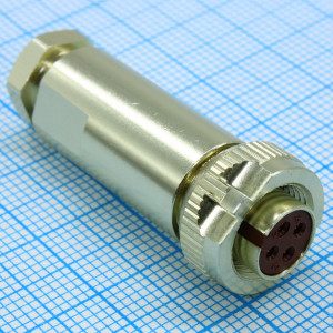 PY04-4TK, РС-4 ТВ розетка с кожухом (на кабель)