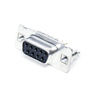 164A16619X, Стандартные соединители D-Sub  DSUB SOLDER PIN STR 3mmTH PREC MCHND CNT