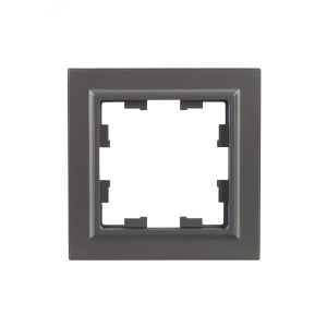 Рамка 1-м BRITE РУ-1-БрС сталь BR-M12-K46