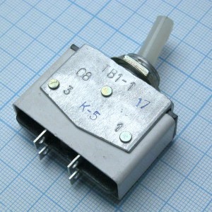 ТВ1-1, Тумблер.5А 2контактные группы