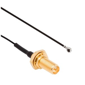 336320-12-0350, Соединения РЧ-кабелей SMA Blkhd Jck - AMC RA Plug 350mm
