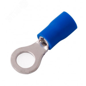 Наконечник кольцевой изолированный  6.5 мм 1.5-2.5 мм2 (НКи 2.5-6/НКи2-6) синий 08-0035
